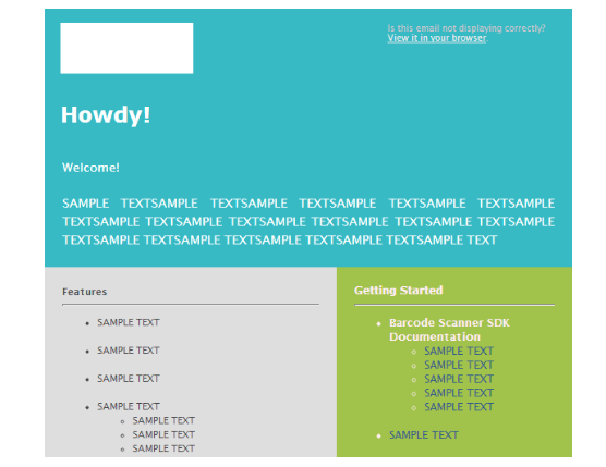 Желаемая структура письма
